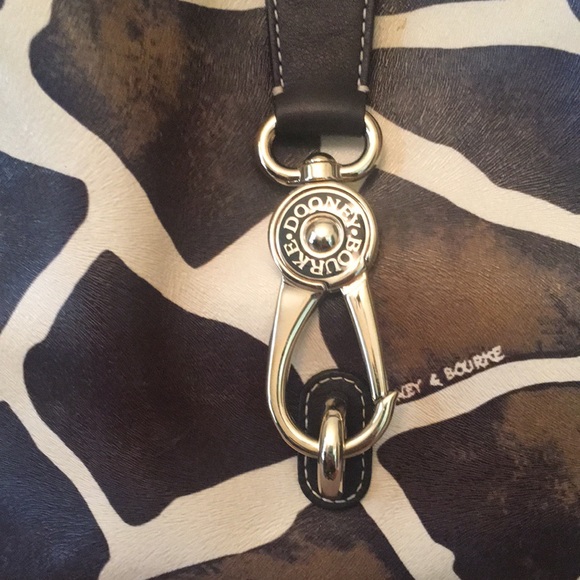 Dooney & Bourke Leather Lock Logo  Lg/Giraffe - Picture 5 of 16